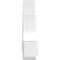 Ekena Millwork Ericson Architectural Grade PVC Gable Bracket, 60"W x 17 1/2"H x 4"D x 4"F, 7/12 Pitch GBP060X18X0404ERI00 - alternate 3